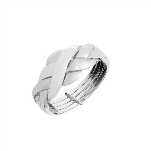 Silverly bague anneau puzzle - bague,