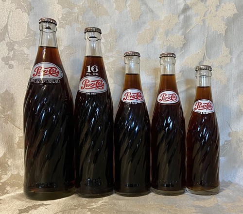 Vintage pepsi cola bottle set - pepsi,