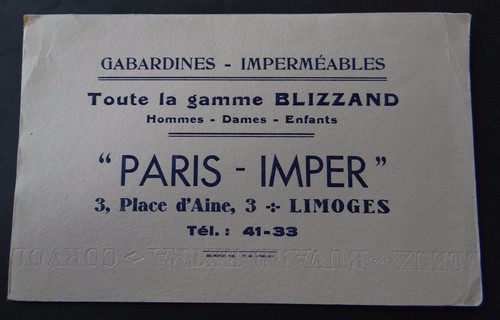 Buvard paris imper gamme - buvard,