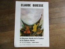 AFFICHE EXPOSITION CLAUDE