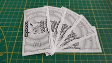Lot x5 billets de 1 pièce détachée jeu Monopoly Pokémon édition de Kanto #C43
