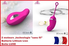 SEXTOY DE LUXE LITHIUM TELECOMMANDE VIBROMASSEUR EGG OEUF  VIBRANT  GODE SEXE