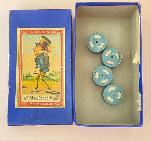 Mercerie ancienne boite - boite, "fil