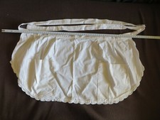 tablier ancien soubrette coton