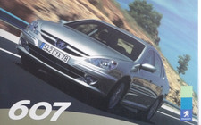 Brochure Presse PEUGEOT 607 de 11 / 2004