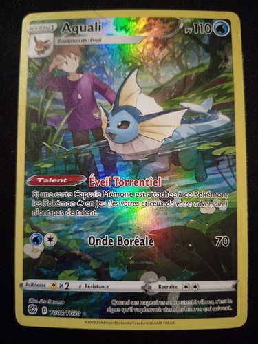 Carte pokémon aquali - carte,