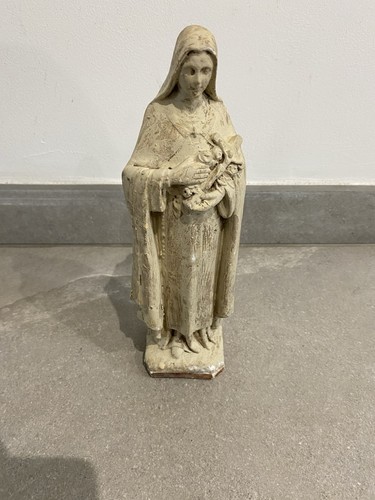 Ancienne statue plâtre - ancienne,