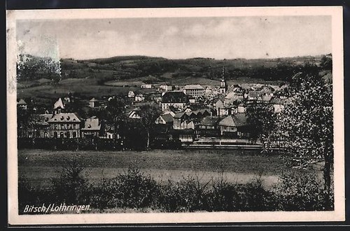 Cpa bitsch lothringen vue - cpa,