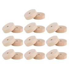  20 Pcs Roues De Train En Bois