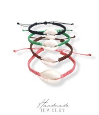 Bracelet coquillage macramé Bracelet cordon couleur Bracelet d'amitié réglable 