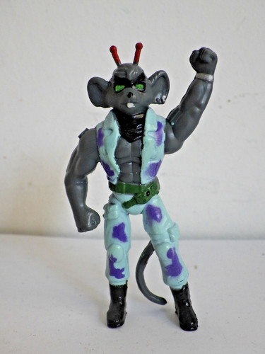 Pvc figurine vintage biker - figurine,