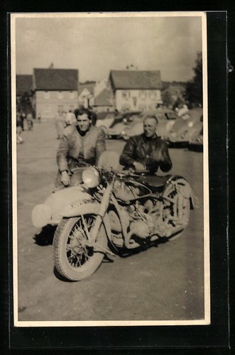 Carte postale photo moto bmw - postale,