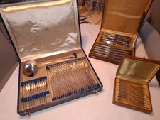 MENAGERE ART DECO EN COFFRET ART DECO 73 COUVERTS