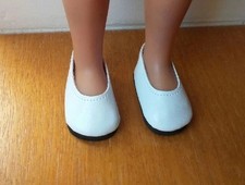 Chaussure blanc 55mm - 55mm, poupée