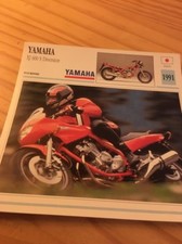 Yamaha XJ600S Diversion 1991 XJS 600 Carte moto Collection Atlas Japon