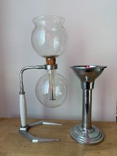 ancienne cafetière Hellem 6 tasses avec support tulipe