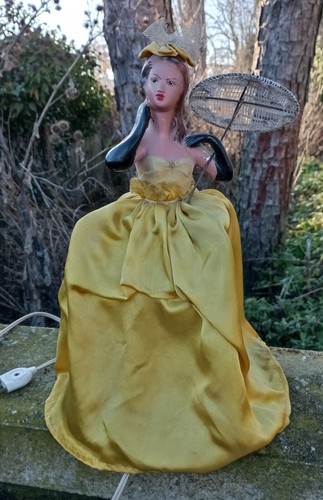 Lampe 1950 1960 demi - lampe, figurine