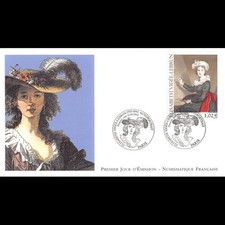 FDC LNF - Tableau autoportrait Elisabeth Vigée-Lebrun - 12/10/2002 Paris