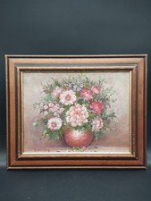 Tableau nature morte signé C