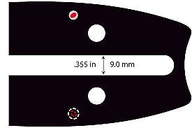 Guide scie 8 1 5mm - 3/8, 1.5mm