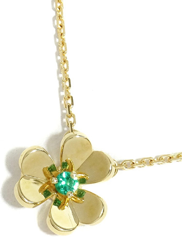 Collier pendentif émeraude