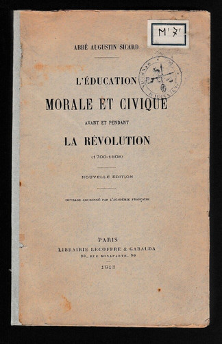 Sicard education morale et - sicard-l'education,