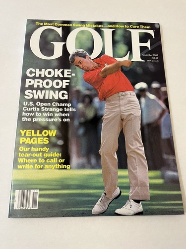 Golf magazine november 1988 - golf,