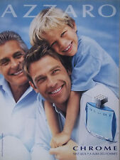PUBLICITÉ PRESSE FAUTÉ PARFUM AZZARO CHROME TANT QU'IL Y AURA DES HOMMES