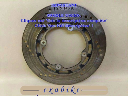 Disque frein avant - de,