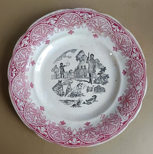 Ancienne assiette parlante - , /