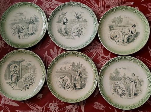 Assiette parlante digoin - assiette,