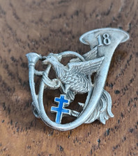 Insigne 18° BCA Bataillon Chasseurs Alpins / Drago Paris /DD38