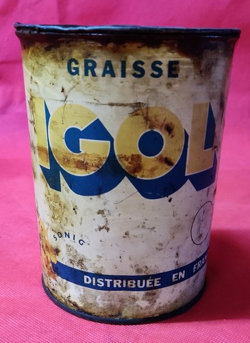 Ancien pot graisse igol - pot,