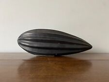 APPLIQUE MURALE EN CERAMIQUE NOIRE RONO IKEA ZEPPELIN VINTAGE DESIGN ANNEES 90