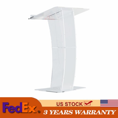 Acrylic clear podium - acrylic,