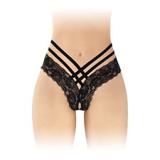 Tanga ouvert entre jambe Anne