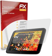 atFoliX 2x Film Protection d'écran pour Google Nexus 10 Samsung mat&antichoc