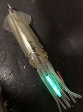Lighted Heavy Squid Jig. Cast