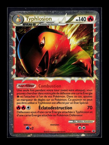 Carte pokémon typhlosion - carte,