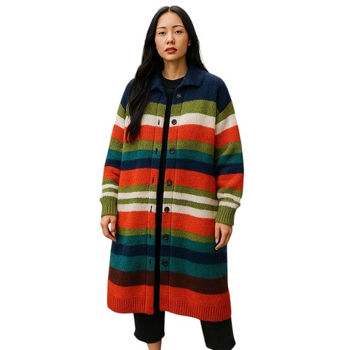 Manteau long laine mohair - long,