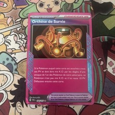 Carte Pokémon ORTHESE DE SURVIE EV6 MASCARADE CRÉPUSCULAIRE 164/167 NEUVE VF 