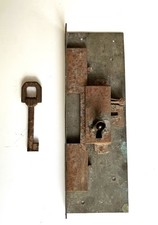 Serrure ancienne double pene - serrure,