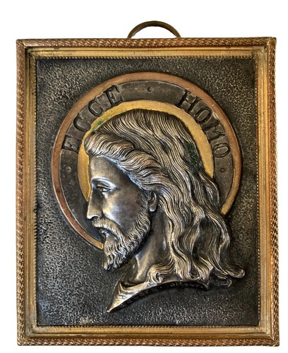 Plaque dévotion buste - plaque, au