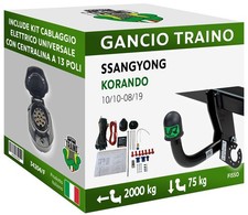 Attelage Fixe pour Ssangyong