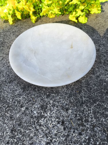 Plat albatre - plat, en