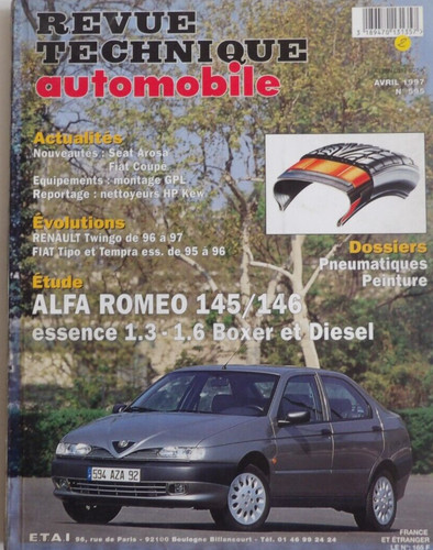 Revue technique automobile - revue,