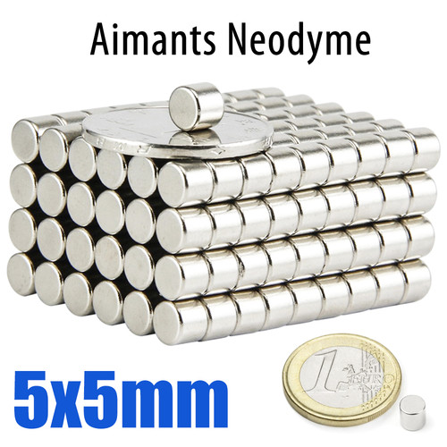 Aimant rond puissant 5mm - x,