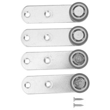  4 Pcs Roulette De Porte Coulissante Matériel Grange Poulies Coulissantes