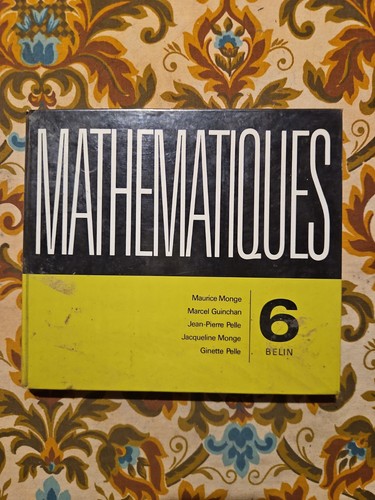 Mathématiques monge - mathématiques,