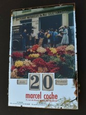 Calendrier perpétuel gerrer marcel coche Nice (fleurs fleuriste )  